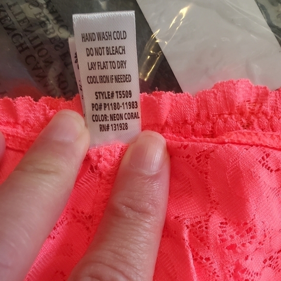 Pink Lace Racerback Bralette - Picture 8 of 9